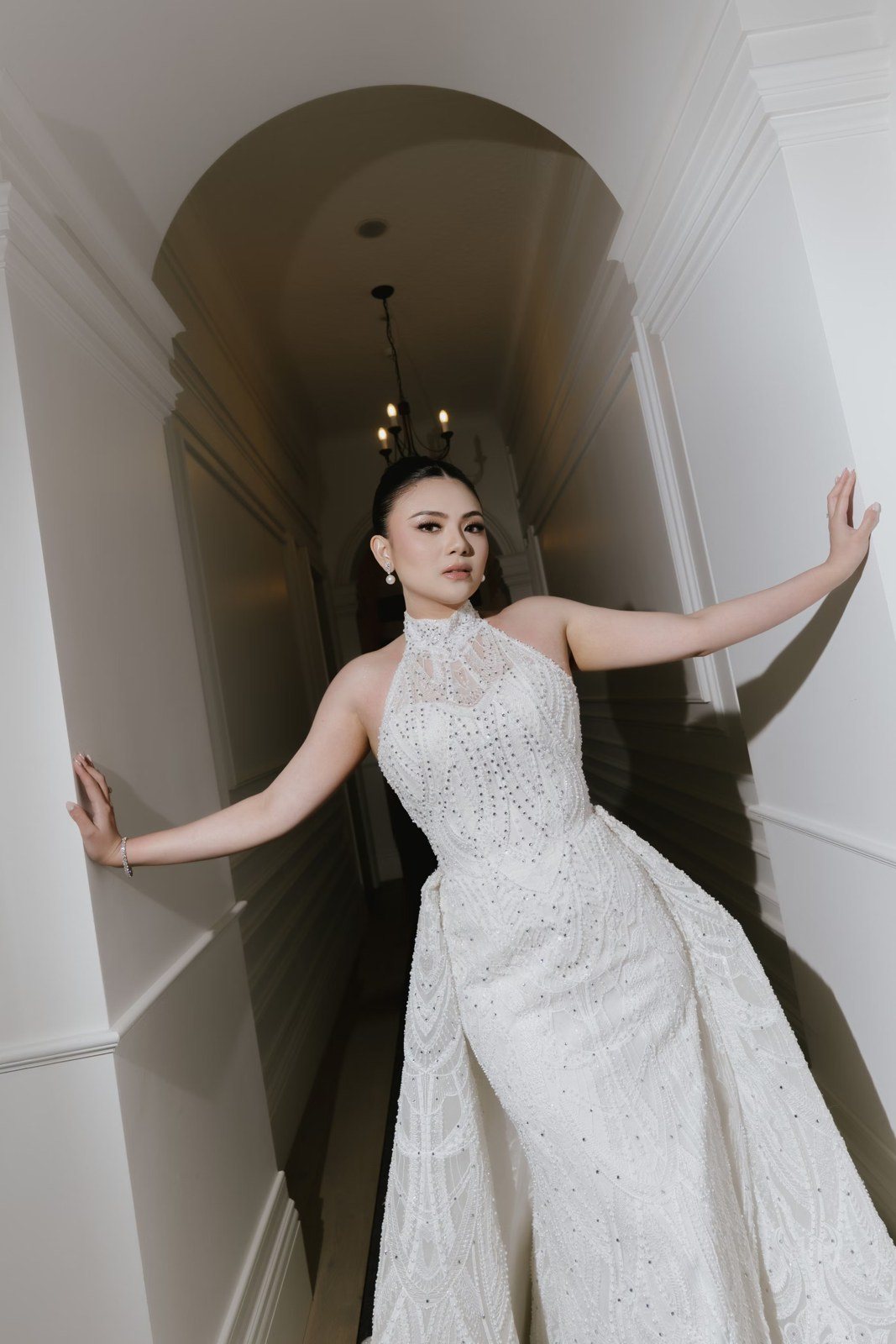 Editorial bridal portrait